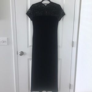 Donna Morgan long black dress